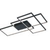 Φωτιστικό Οροφής Trio Lighting LED 40W  Ανθρακί Μεταλλικό Dimmable 3400lm RGB+3000-6000K με Τηλεχειριστήριο – 652690342