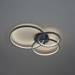 Φωτιστικό Οροφής Trio Lighting LED 36W Ανθρακί Μεταλλικό 3000lm RGBW 3000 – 6000K 652710342
