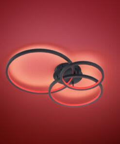 Φωτιστικό Οροφής Trio Lighting LED 36W Ανθρακί Μεταλλικό 3000lm RGBW 3000 – 6000K 652710342