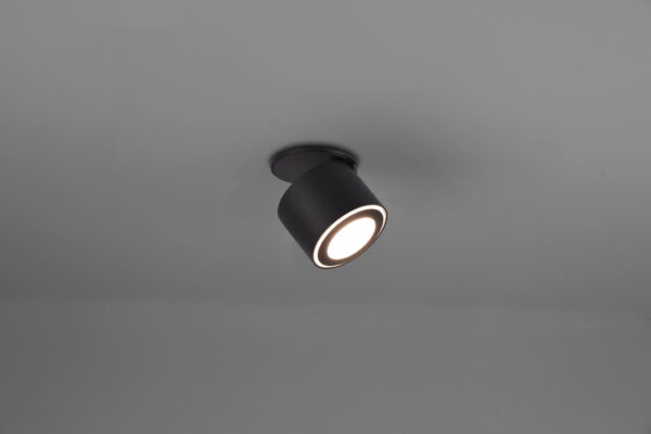 Φωτιστικό Οροφής Trio Lighting LED 3,5W  Μαύρο Ματ Μεταλλικό 340lm 3000K  652910132