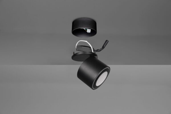 Φωτιστικό Οροφής Trio Lighting LED 3,5W  Μαύρο Ματ Μεταλλικό 340lm 3000K  652910132