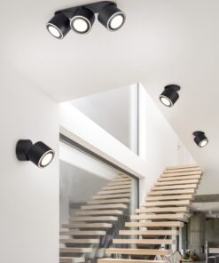 Φωτιστικό Οροφής Trio Lighting LED 3,5W Μαύρο Ματ Μεταλλικό 340lm 3000K 652910132