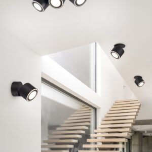 Φωτιστικό Οροφής Trio Lighting LED 3,5W  Μαύρο Ματ Μεταλλικό 340lm 3000K  652910132
