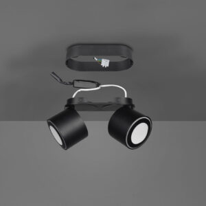 Φωτιστικό Οροφής Trio Lighting LED 3,5W  Μαύρο Ματ Μεταλλικό 340lm 3000K  652910232