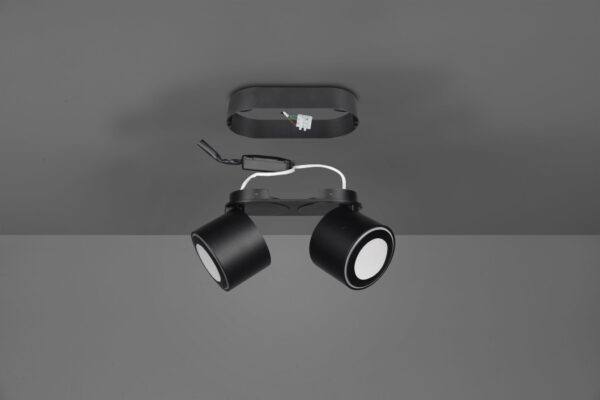 Φωτιστικό Οροφής Trio Lighting LED 3,5W  Μαύρο Ματ Μεταλλικό 340lm 3000K  652910232