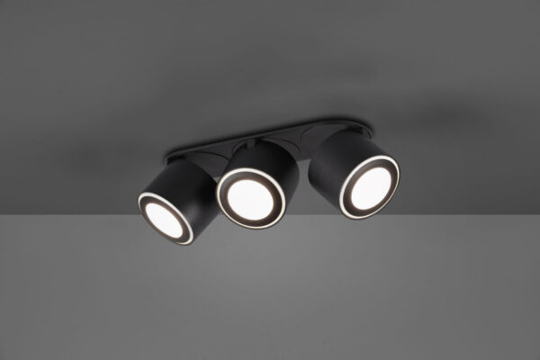 Φωτιστικό Οροφής Trio Lighting LED 3,5W  Μαύρο Ματ Μεταλλικό 340lm 3000K  652910332