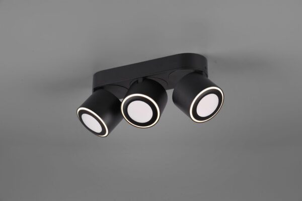 Φωτιστικό Οροφής Trio Lighting LED 3,5W  Μαύρο Ματ Μεταλλικό 340lm 3000K  652910332