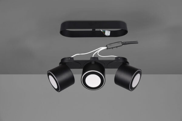 Φωτιστικό Οροφής Trio Lighting LED 3,5W  Μαύρο Ματ Μεταλλικό 340lm 3000K  652910332