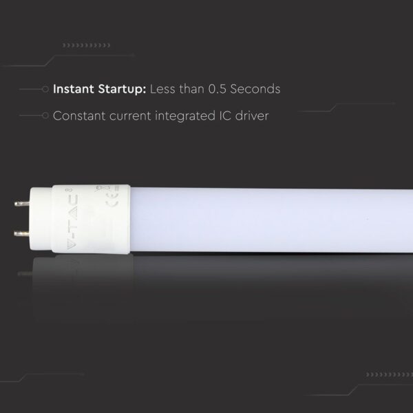 LED Λάμπα T8 G13 120cm 18W V-TAC PRO Samsung Chip 160° 1850lm Φυσικό 4000K – 21654