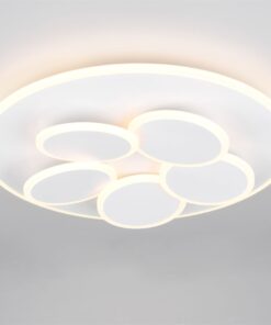 Φωτιστικό Οροφής Γκρι MANDALA LED 35W 4200lm CCT Dimmable με Τηλεχειριστήριο Trio Lighting – 653210631