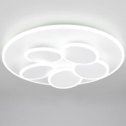 Φωτιστικό Οροφής Γκρι MANDALA LED 35W 4200lm CCT Dimmable με Τηλεχειριστήριο Trio Lighting – 653210631