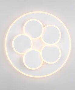 Φωτιστικό Οροφής Γκρι MANDALA LED 35W 4200lm CCT Dimmable με Τηλεχειριστήριο Trio Lighting – 653210631