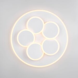 Φωτιστικό Οροφής Γκρι MANDALA LED 35W 4200lm CCT Dimmable με Τηλεχειριστήριο Trio Lighting – 653210631
