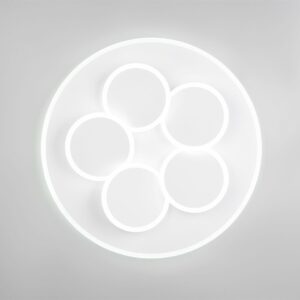 Φωτιστικό Οροφής Γκρι MANDALA LED 35W 4200lm CCT Dimmable με Τηλεχειριστήριο Trio Lighting – 653210631