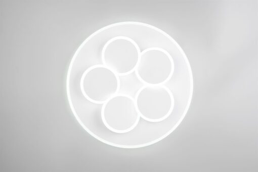 Φωτιστικό Οροφής Γκρι MANDALA LED 35W 4200lm CCT Dimmable με Τηλεχειριστήριο Trio Lighting – 653210631