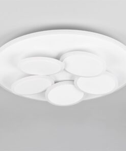 Φωτιστικό Οροφής Γκρι MANDALA LED 35W 4200lm CCT Dimmable με Τηλεχειριστήριο Trio Lighting – 653210631