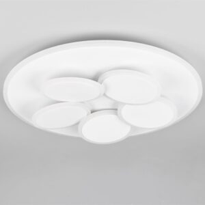 Φωτιστικό Οροφής Γκρι MANDALA LED 35W 4200lm CCT Dimmable με Τηλεχειριστήριο Trio Lighting – 653210631