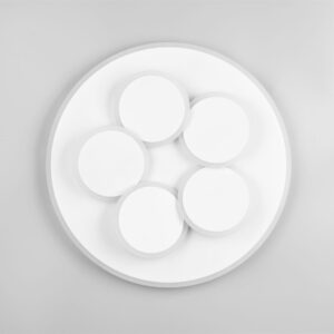 Φωτιστικό Οροφής Γκρι MANDALA LED 35W 4200lm CCT Dimmable με Τηλεχειριστήριο Trio Lighting – 653210631