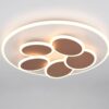 Φωτιστικό Οροφής Γκρι & Χρυσό MANDALA LED 35W 4200lm CCT Dimmable με Τηλεχειριστήριο Trio Lighting – 653210676