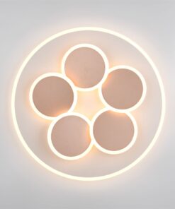 Φωτιστικό Οροφής Γκρι & Χρυσό MANDALA LED 35W 4200lm CCT Dimmable με Τηλεχειριστήριο Trio Lighting – 653210676