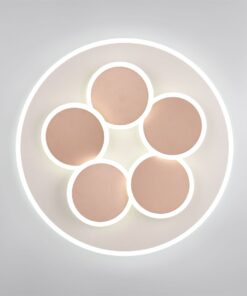 Φωτιστικό Οροφής Γκρι & Χρυσό MANDALA LED 35W 4200lm CCT Dimmable με Τηλεχειριστήριο Trio Lighting – 653210676