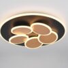 Φωτιστικό Οροφής Μαύρο-Χρυσό MANDALA LED 35W 4200lm CCT Dimmable με Τηλεχειριστήριο Trio Lighting – 653210680