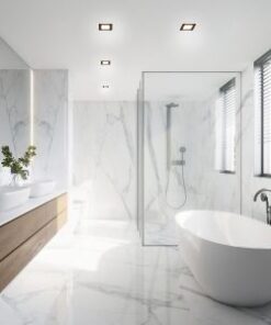 Χωνευτό Φωτιστικό Οροφής Trio Lighting LED 5W 3000K IP44 Μαύρου Χρώματος – 653410132