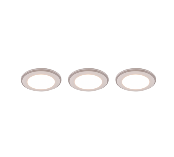 Χωνευτό Φωτιστικό Οροφής Trio Lighting LED 4W 3000K RGBW Λευκού Χρώματος - 653610331