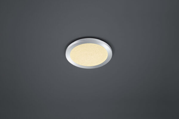 Φωτιστικό Οροφής Trio Lighting LED 15W  Χρώμιο Πλαστικό Step Dimmable 1350lm 3000K IP44 656411506