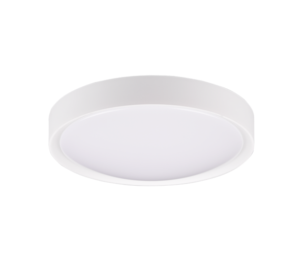 Φωτιστικό Οροφής Trio Lighting LED 18W  Λευκό Πλαστικό 1600lm 3000K IP44 659011801