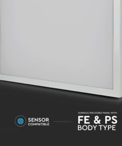 LED Πάνελ Τετράγωνο 2 σε 1 Επιφανειακό-Χωνευτό 60x60cm 25W V-TAC 110° 4000lm Φυσικό 4000K – 6601