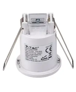 Αισθητήρας κίνησης χωνευτός οροφής λευκό σώμα MAX 400W V-TAC – 6608