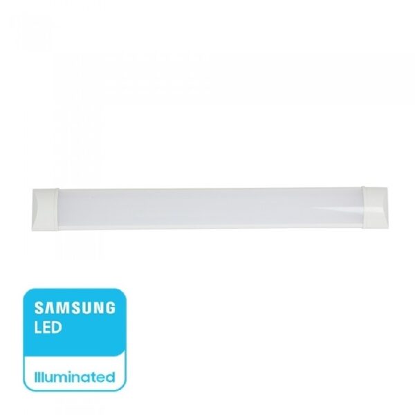 LED Πρισματικό Γραμμικό Φωτιστικό 60cm 20W V-TAC PRO Samsung Chip 2400lm 120° Φυσικό 4000K - 20348