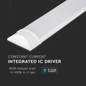 LED Πρισματικό Γραμμικό Φωτιστικό 60cm 20W V-TAC PRO Samsung Chip 2400lm 120° Φυσικό 4000K – 20348