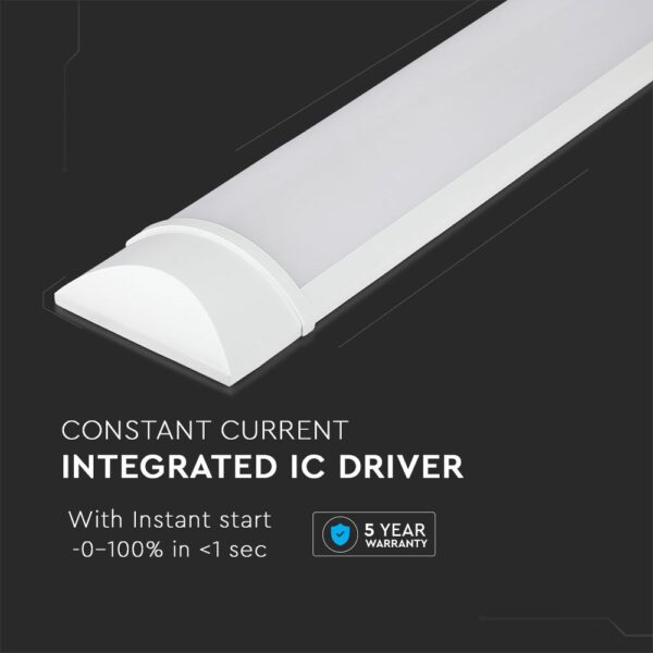 LED Πρισματικό Γραμμικό Φωτιστικό 60cm 20W V-TAC PRO Samsung Chip 2400lm 120° Φυσικό 4000K – 20348