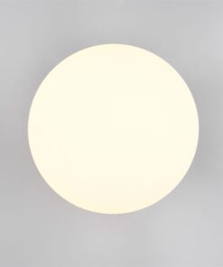 Φωτιστικό Οροφής Μαύρο Ματ & Οπάλ Γυαλί FOMENTO 1xE27 Φ33 Trio Lighting – 663100132