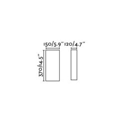 Faro Barcelona COTTON Επιτοίχιο Φωτιστικό Μπεζ Χρώματος – 66409