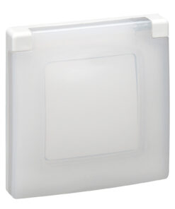 Πλαίσιο 1 Θέσης με Καπάκι Στεγανό IP44 IK07 Λευκό Legrand Niloe – 665000