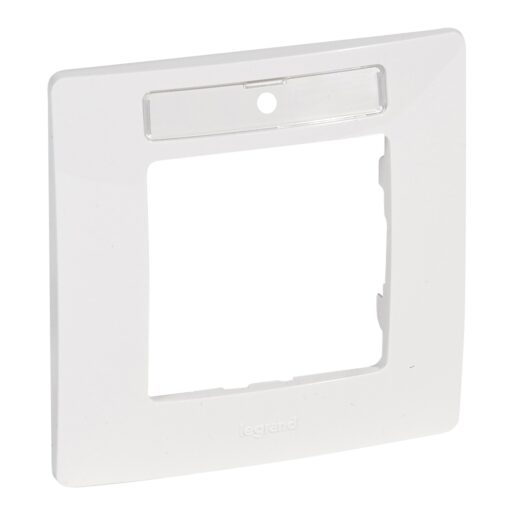 Πλαίσιο 1 Θέσης με Ετικέτα Λευκό Legrand Niloe – 665006