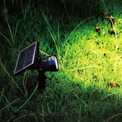 Ηλιακό Φωτιστικό Κήπου Καρφί LED 2W Μαύρο V-TAC Αδιάβροχο IP65 Θερμό 3000K – 6660