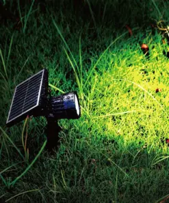 Ηλιακό Φωτιστικό Κήπου Καρφί LED 2W Μαύρο V-TAC Αδιάβροχο IP65 Θερμό 3000K – 6660