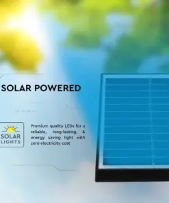 Ηλιακό Φωτιστικό Κήπου Καρφί LED 2W Μαύρο V-TAC Αδιάβροχο IP65 Θερμό 3000K – 6660