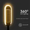 LED ηλιακό φωτιστικό κήπου 5W IP65 θερμό λευκό 3000K με ανιχνευτή κίνησης & φωτός με μαύρο σώμα V-TAC – 6666
