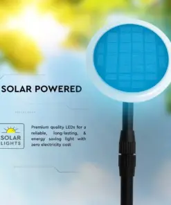 LED ρυθμιζόμενο ηλιακό φωτιστικό κήπου 8W IP65 φυσικό λευκό 4000K με ανιχνευτή φωτός με μαύρο σώμα V-TAC – 6669