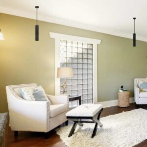 Κρεμαστό φωτιστικό Spot GU10 στρογγυλό με μαύρο σώμα 60 x 300mm V-TAC – 6686