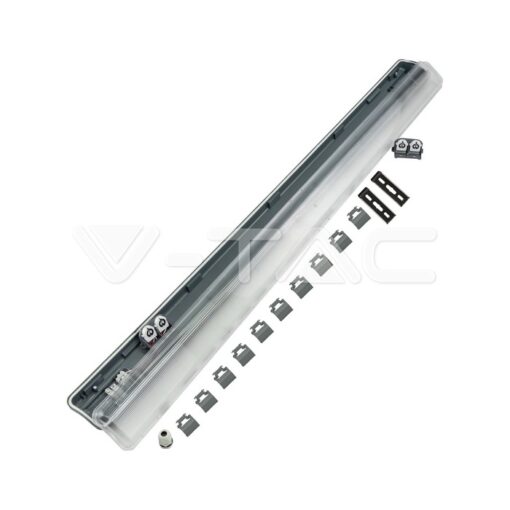 LED Φωτιστικό Σκαφάκι Τύπου Φθορίου για 2 x Λάμπες 120cm V-TAC  Αδιάβροχο  – 6709