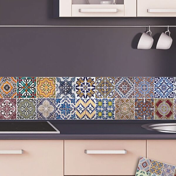 Azulejos μπορντούρα προστασίας τοίχων κουζίνας Ango – 67110