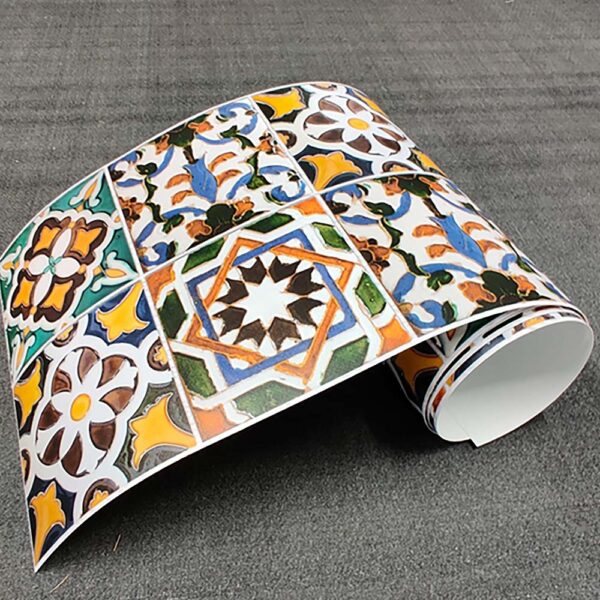 Green Tiles μπορντούρα προστασίας τοίχων κουζίνας Ango – 67113