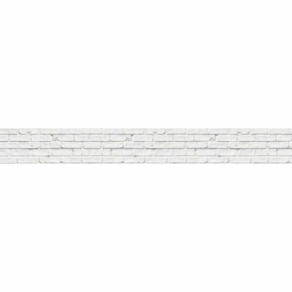 White Bricks μπορντούρα προστασίας τοίχων κουζίνας Ango - 67115