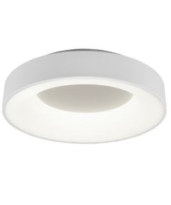 Φωτιστικό Οροφής Trio Lighting LED 27W Λευκό Ματ Μεταλλικό Step Dimmable 3200lm 4000K 671210131